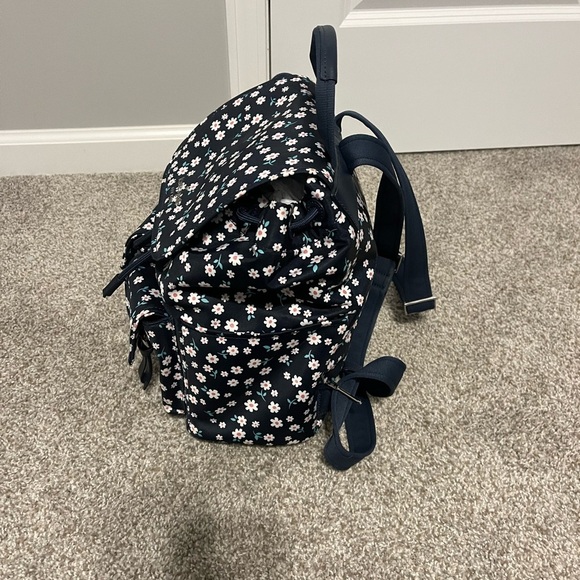 Kate Spade Carley Fleurette Nylon Flap Backpack - Picture 13 of 15
